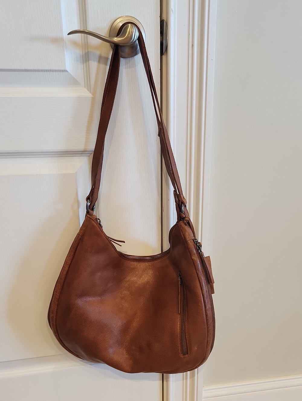 NWOT Latico Cognac Convertible Shoulder Bag